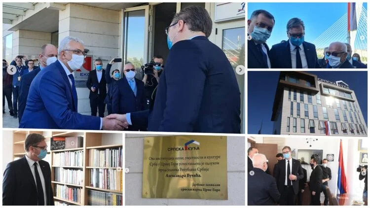Nova.rs: Vučić milione eura sasuo u Srpsku kuću u Podgorici koja sada finansira kampanju Andrije Mandića