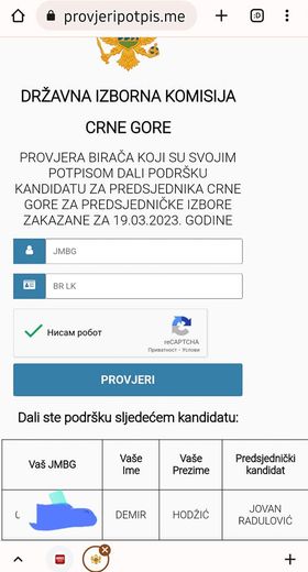 Hodžić: Tužiću Radulovića za zloupotrebu podataka