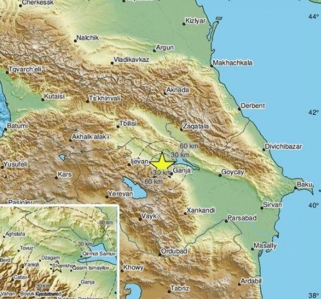 Na granici Irana i Turske zemljotres jačine 5,6 stepeni