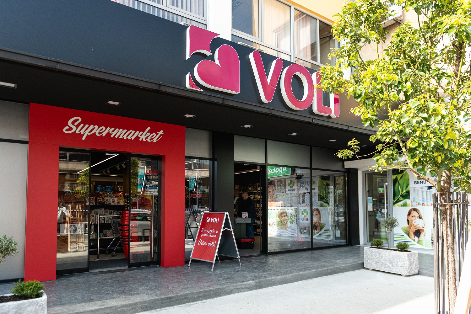 Voli market u centru Podgorice je ponovo otvorio vrata za svoje potrošače