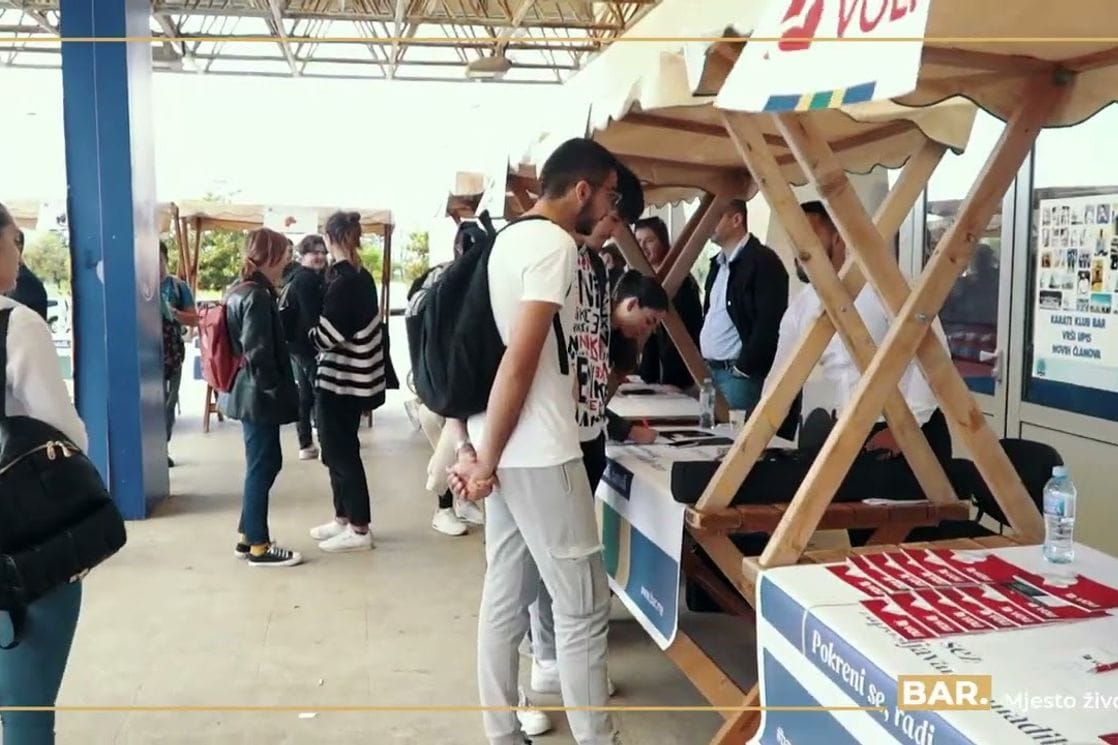 Bar: Održan Sajam sezonskog zapošljavanja mladih