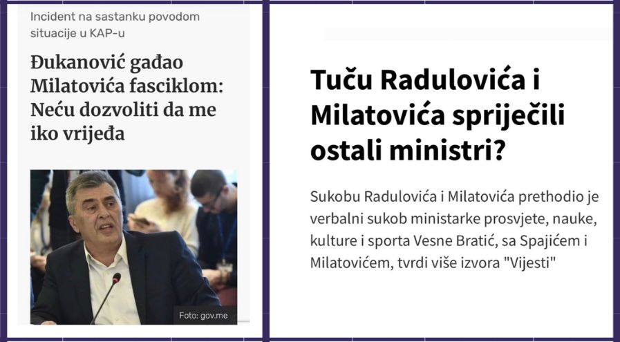 DPS: Milatović nije uzor za podizanje svijesti o vršnjačkom nasilju