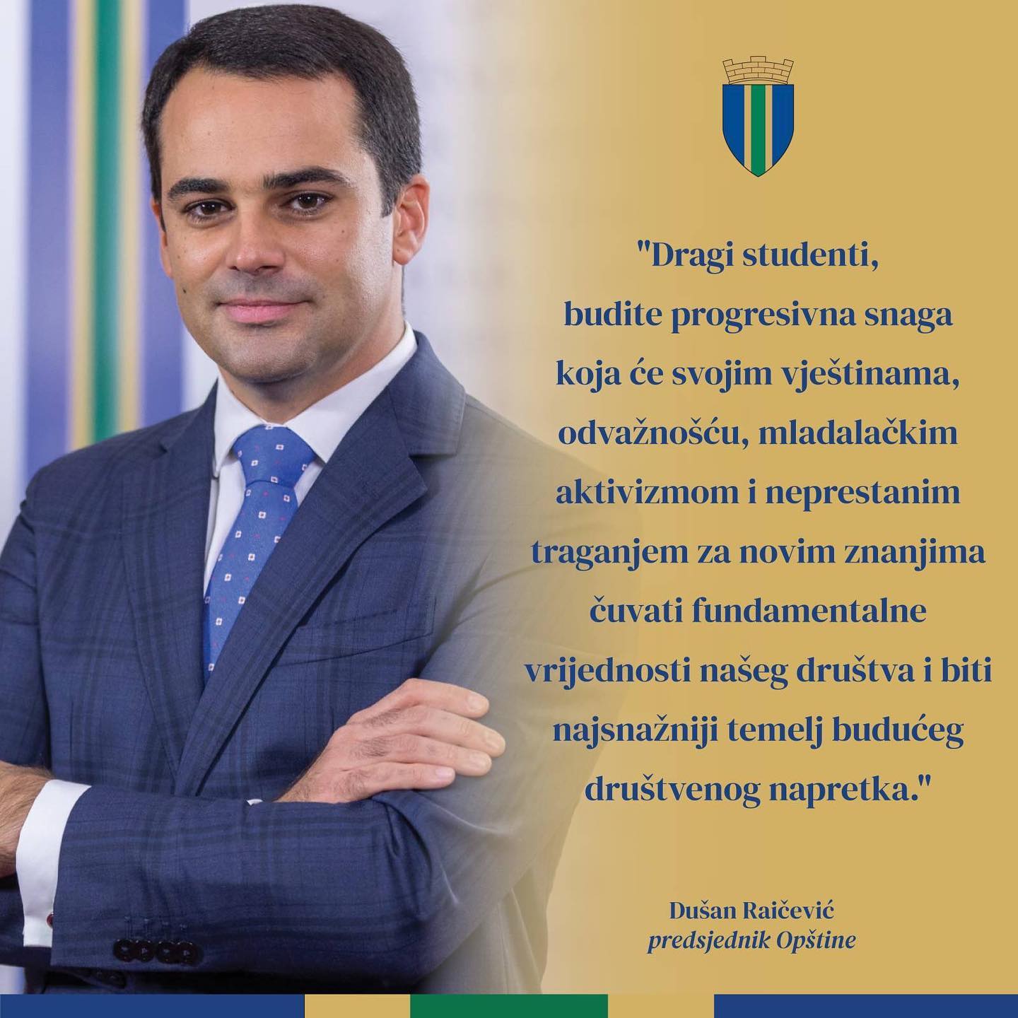 Raičević čestitao Dan studenata