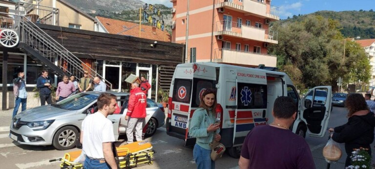 Budva: U sudaru dva automobila jedna osoba lakše povrijeđena