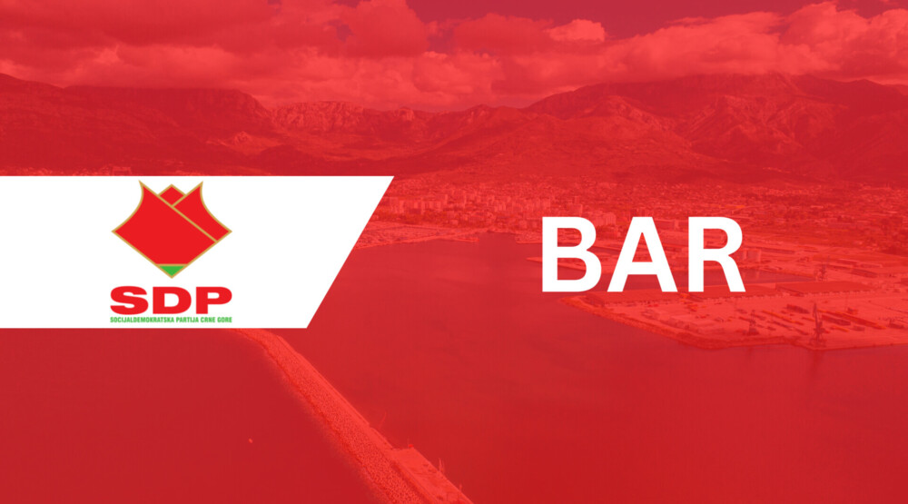 SDP Bar: Slika zastiđa koja se šalje iz Crne Gore