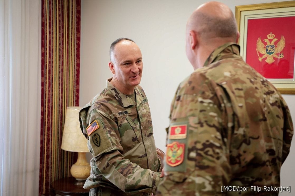 General Preston u Crnoj Gori: Ponosan sam na naše savezništvo