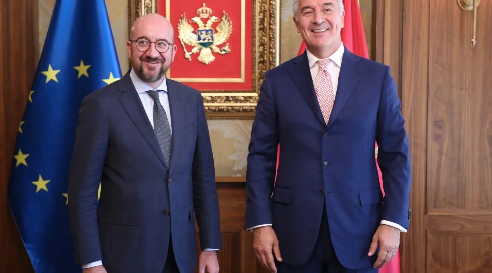 Mišel pisao Đukanoviću: Hvala za odličnu saradnju i snažnu pro-evropsku orjentaciju Crne Gore