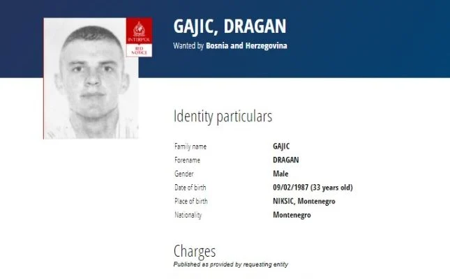 Crnogorski državljanin Dragan Gajić uhapšen u Sarajevu, osumnjičen za krijumčarenje droge i pranje novca
