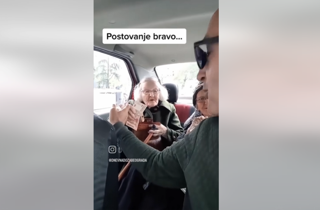 (VIDEO) Taksista iz Beograda hit na internetu: Vozio dvije bake, pa odbio da im naplati