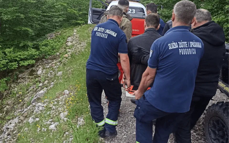 Kučka korita: Spašen strani državljanin, transportovan do ekipe Hitne pomoći