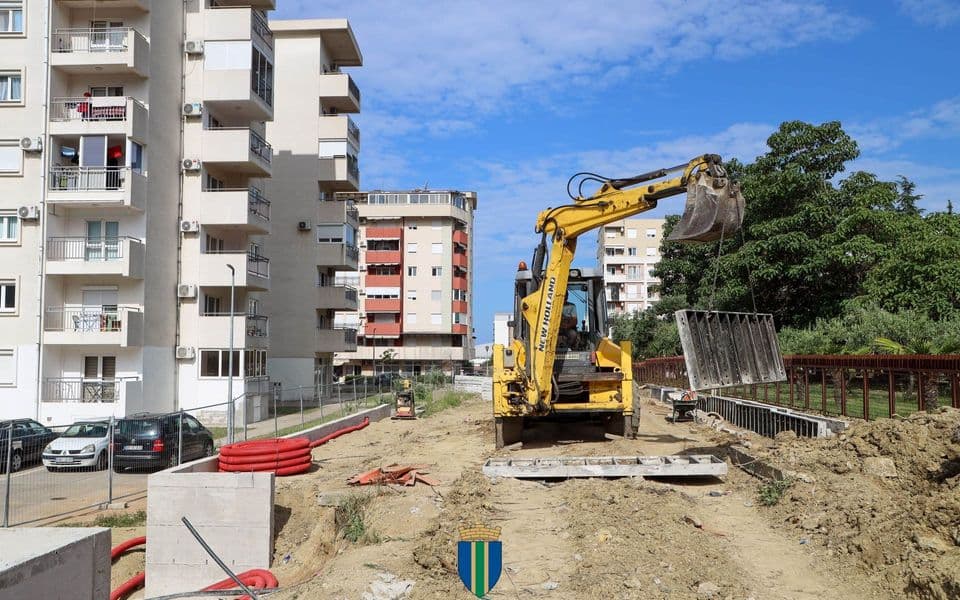 Bar: U toku radovi na uređenju nove pješačke saobraćajnice u blizini OŠ “Jugoslavija”