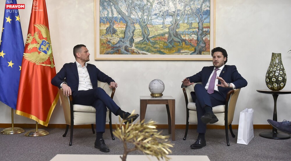 Abazović sa Dibranijem: Hvala u ime svih građana Crne Gore