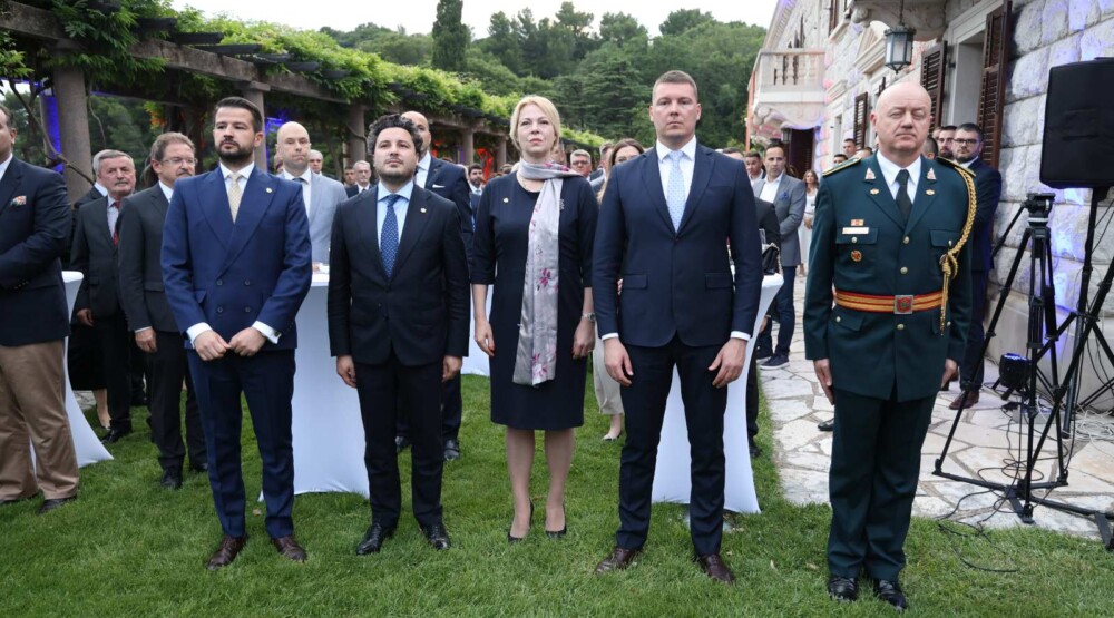 Milatović i Đurović prisustovali prijemu povodom šeste godišnjice učlanjenja Crne Gore u NATO