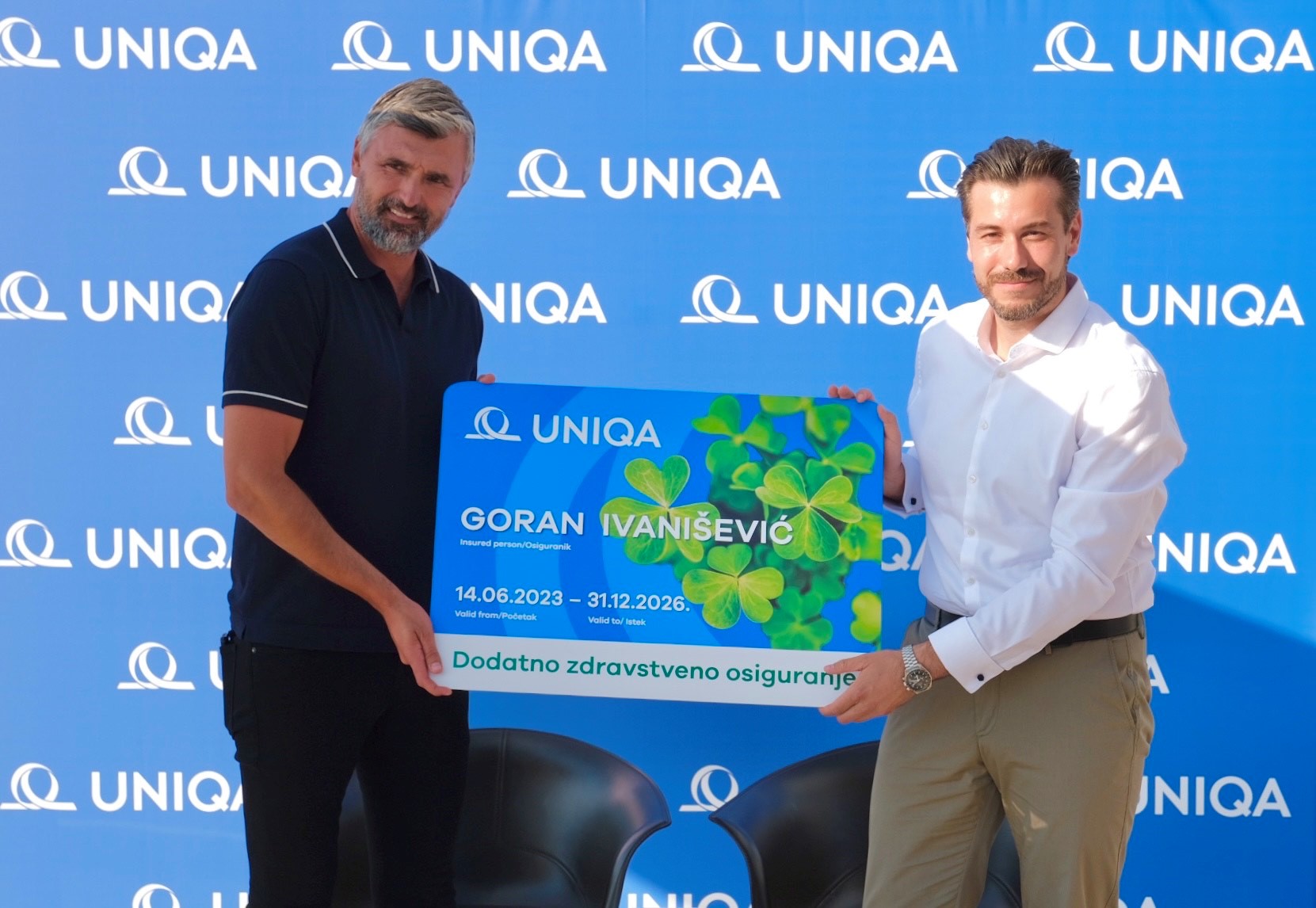 GORAN IVANIŠEVIĆ NOVI BREND AMBASADOR UNIQA OSIGURANJA ZA JUGOISTOČNU EVROPU