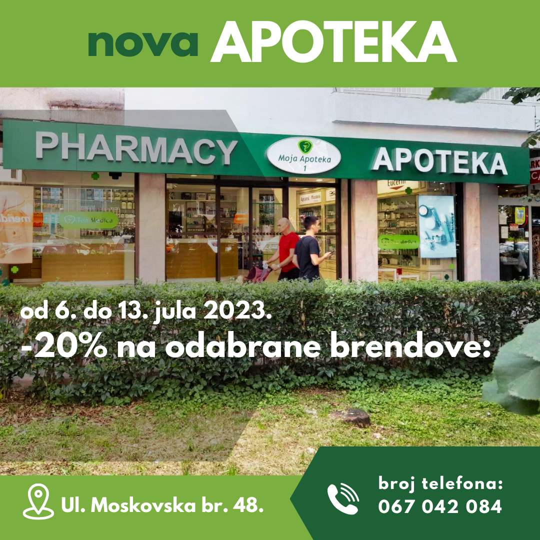 Nova Tea Medica apoteka &#8220;Moja apoteka&#8221; &#8211; sve što vam je potrebno na jednom mjestu!