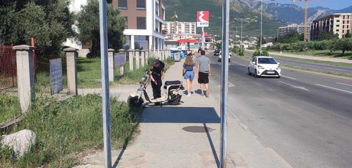 Djevojčica povrijeđena u padu sa skutera