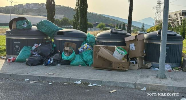 Beograđanin u čudu: Cijela Podgorica u đubretu, ima li pilota u podgoričkom avionu?