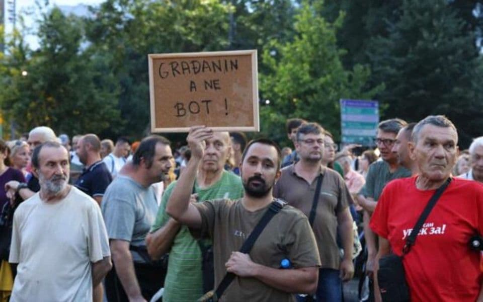 Počeo petnaesti protest “Srbija protiv nasilja” u Beogradu