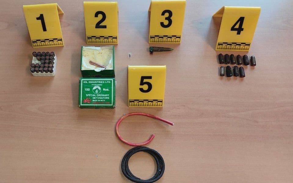 Uhapšena osoba u Danilovgradu: Pronađena municija, štapini i detonatorska kapisla