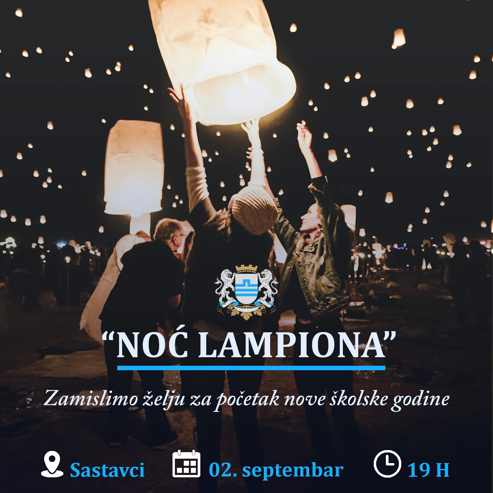 Noć lampiona u subotu na Sastavcima