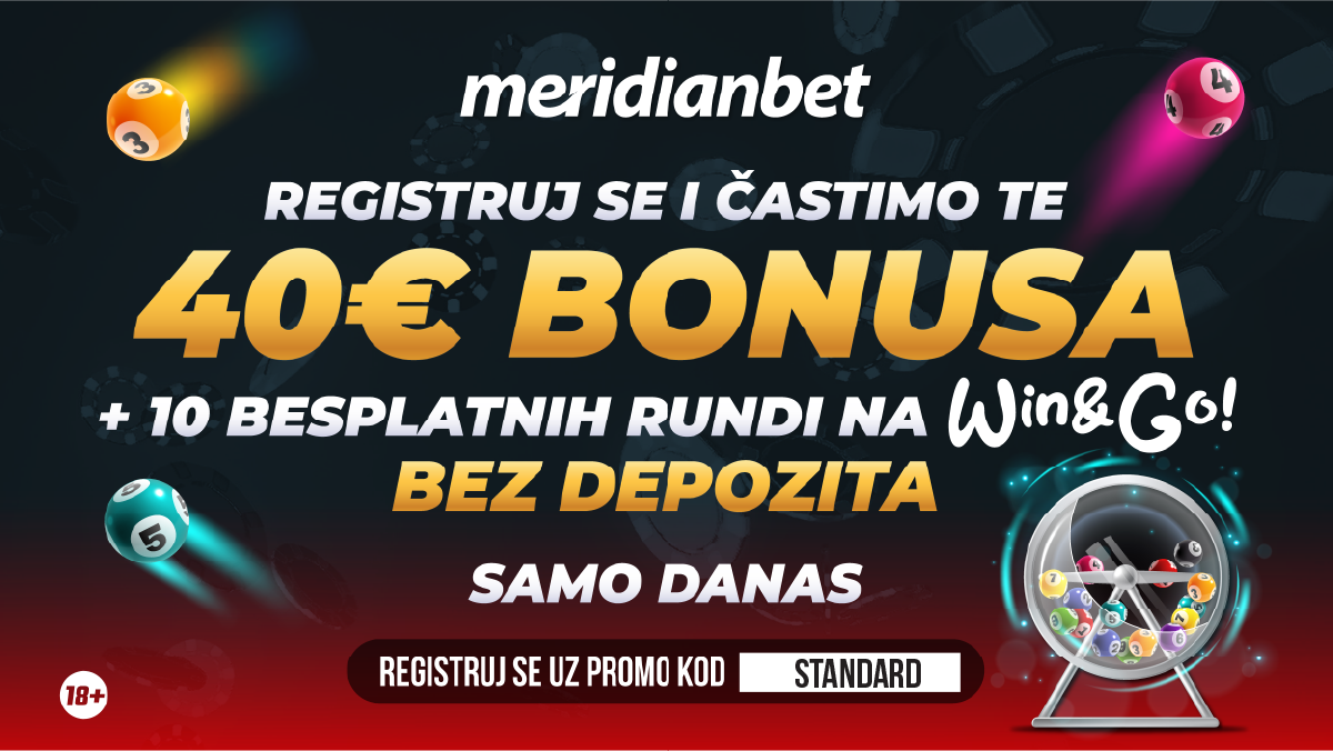 OVDJE SE PRIJAVITE i preuzmite odmah 40 EURA + 10 besplatnih rundi na WIN&GO – potpuno BESPLATNO!