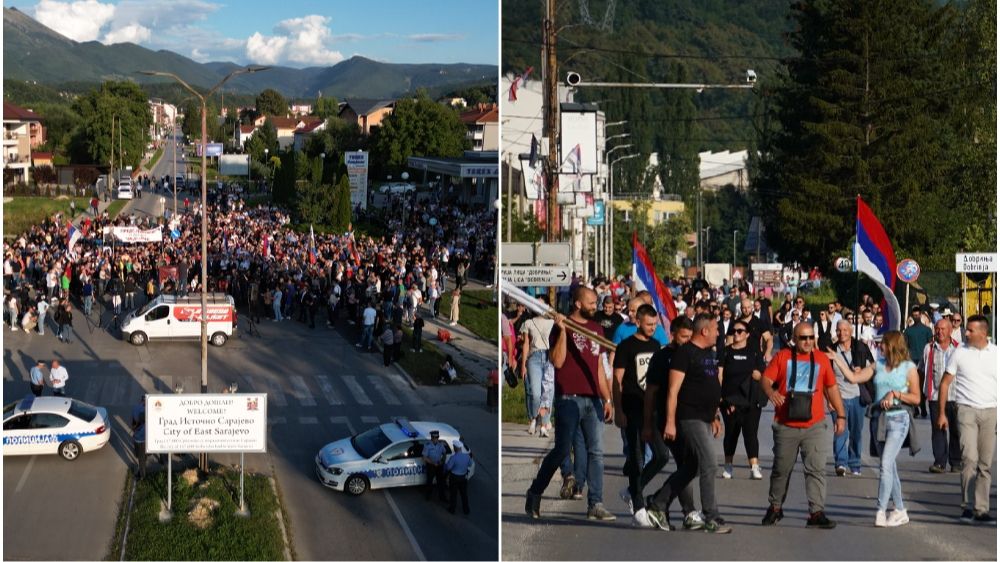 Debakl protesta Dodikovih pristalica: Najavili 8.000 ljudi ispred Tužilaštva, pa ih se jedva 1.000 skupilo na četiri lokacije (VIDEO)