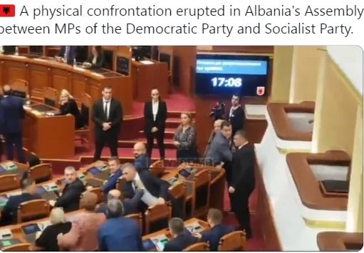 Sukob u Skupštini Albanije, sjednica prekinuta