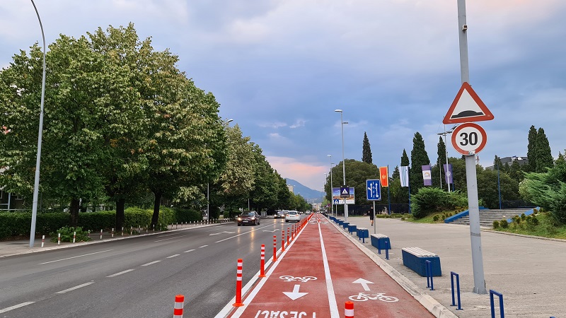 Podgorica: Gradska uprava bi da ukloni tri privremene biciklističke trake