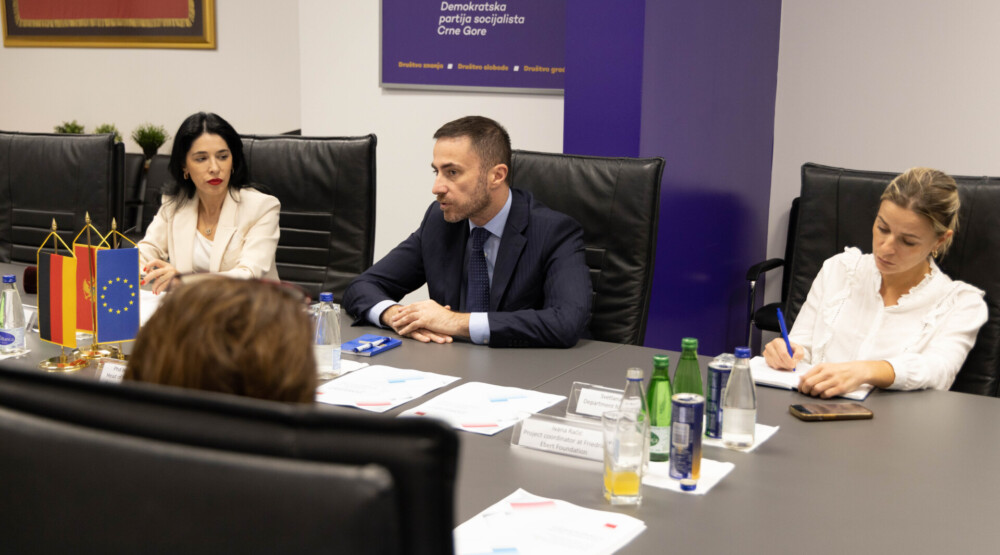 Uspješna saradnja DPS i FES doprinijela unaprijeđenju demokratskih procesa i političke kulture u Crnoj Gori i regionu