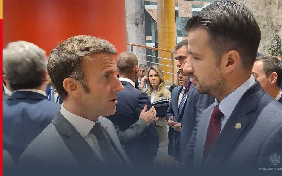 Milatović sa Makronom: Radujem se snažnoj podršci Francuske evropskoj integraciji naše zemlje