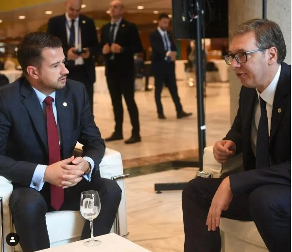 Vučić i Milatović razgovarali o jačanju saradnje između Srbije i Crne Gore
