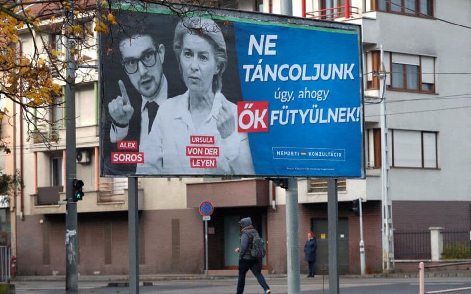 Ursula fon der Lajen na meti Orbana: Bilbordi širom Mađarske