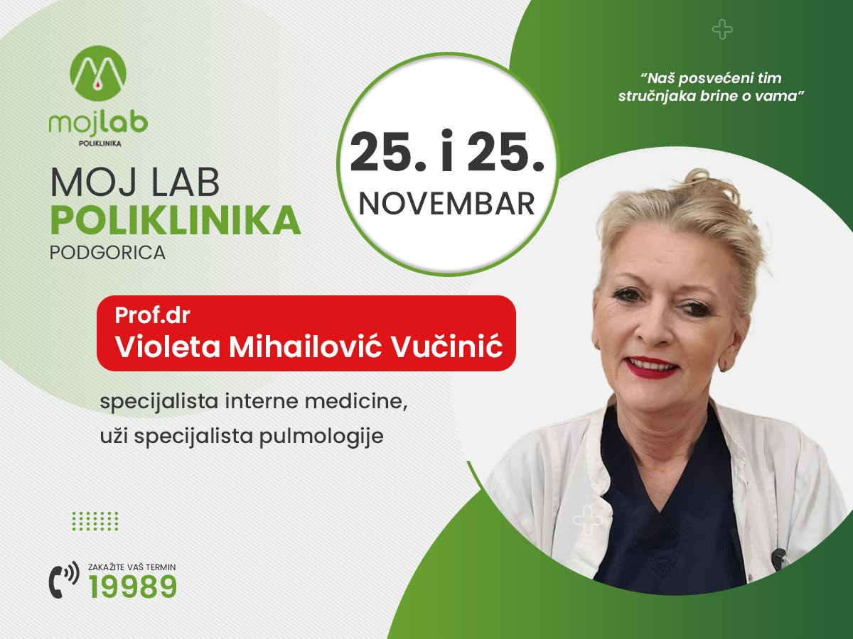 Decenije iskustva i najsavremeniji pristup liječenju teških i rijetkih plućnih bolesti – regionalni stučnjak prof.dr Violeta Mihailović Vučinić