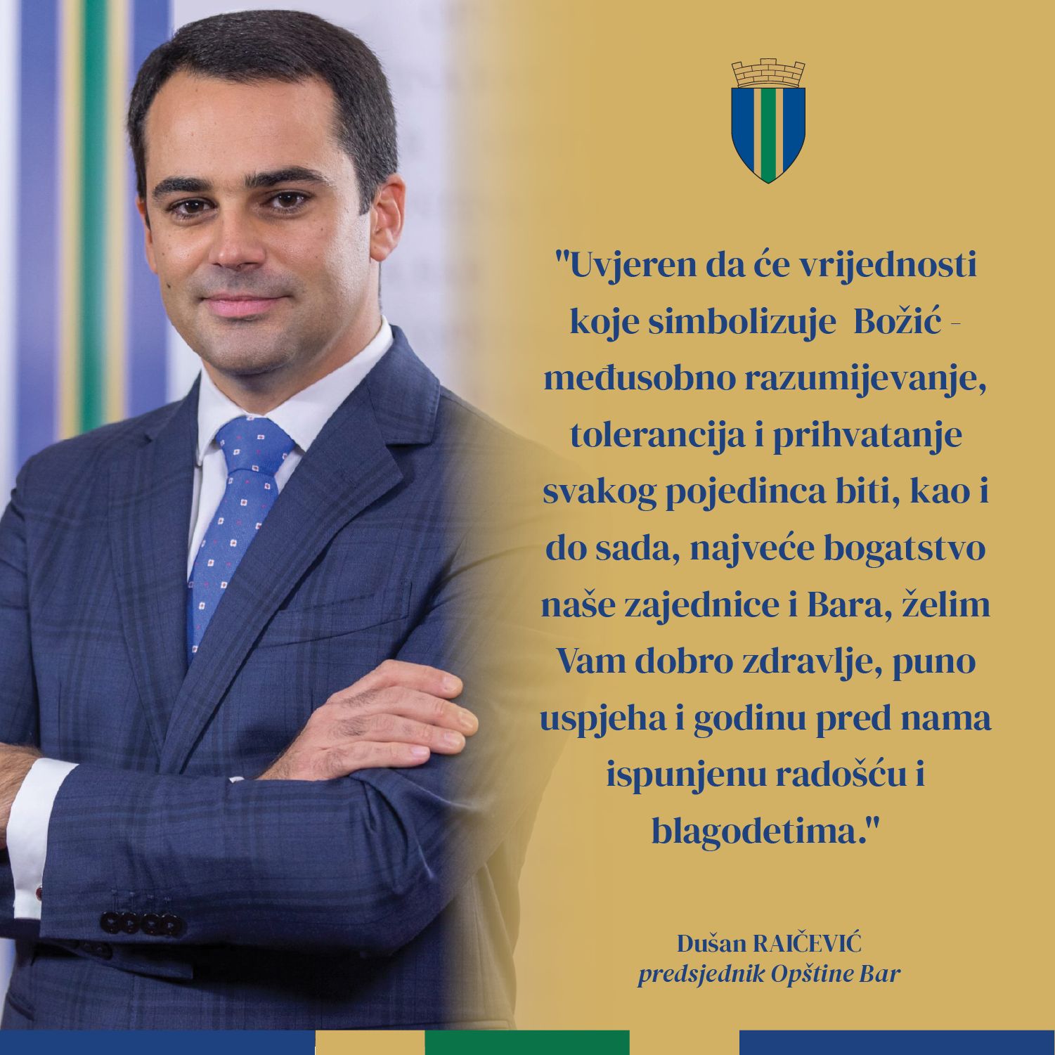 Raičević čestitao Badnji dan i Božić: Još jedna prilika da se okrenemo jedni drugima