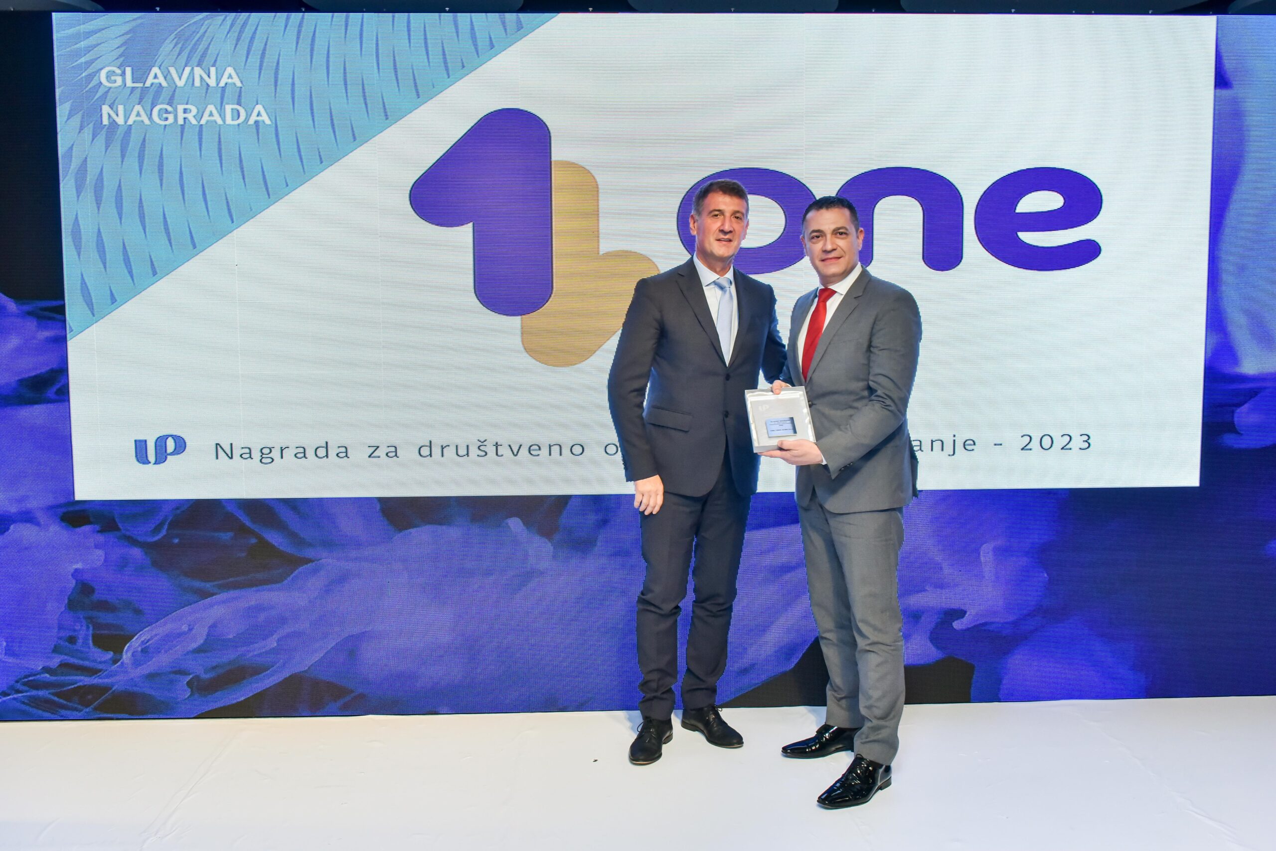 Kompanija One potvrdila svoju lidersku poziciju: Glavna nagrada Unije poslodavaca za Olimpijsku mrežu Crne Gore