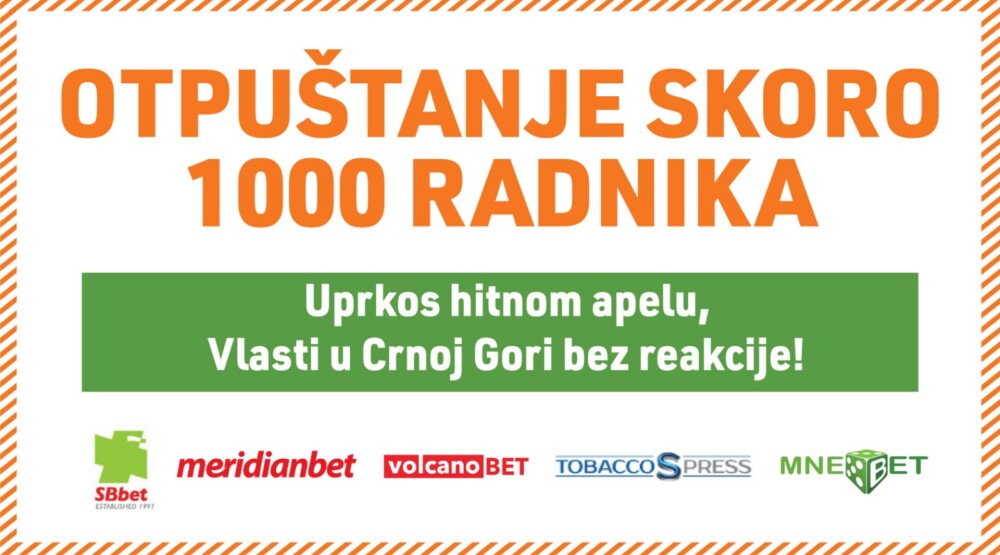 Otpuštanje skoro 1000 radnika: Uprkos hitnom apelu, Vlasti u Crnoj Gori bez reakcije!