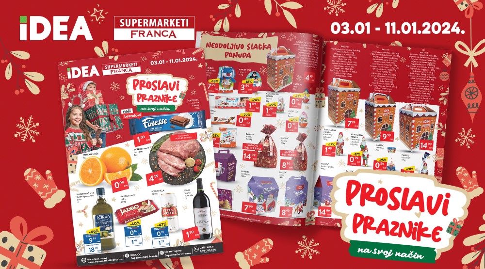 IDEA i Franca: Najbolja kupovina i u novoj godini