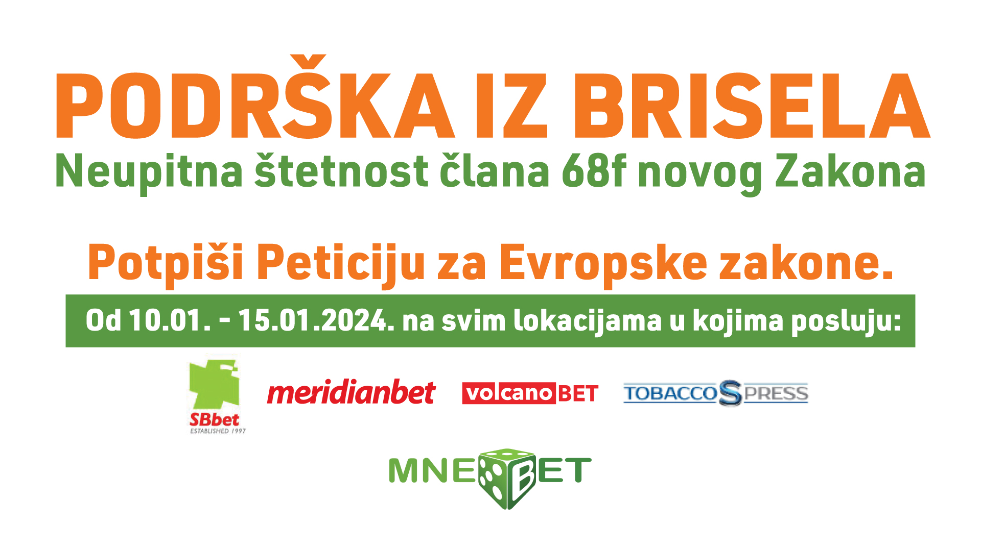 PODRŠKA IZ BRISELA! Neupitna štetnost novog zakona!