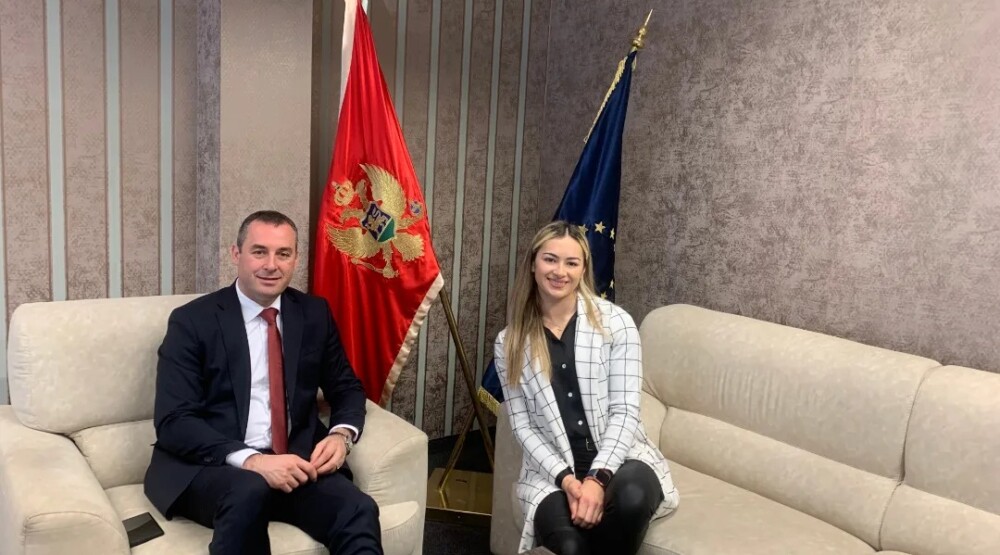 Šćekić primio Mariju Bogavac: Država će podržati mladu atletičarku