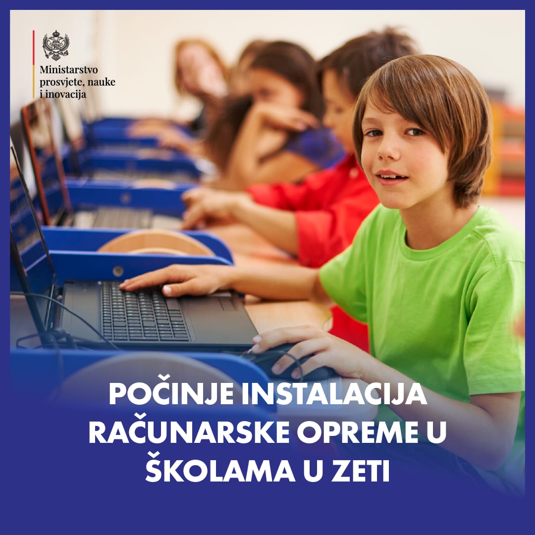 Počinje instalacija računarske opreme u školama u Zeti na Žabljaku