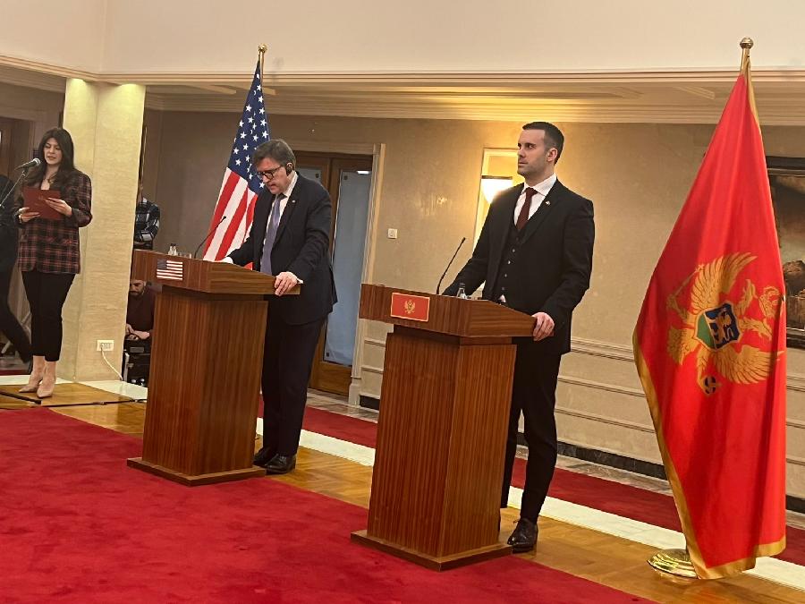 Spajić: Očekujemo da Amerika bude zainteresovana za naše tržište; O'Brajen: S ovom Vladom postoji šansa da se krene u dublju integraciju