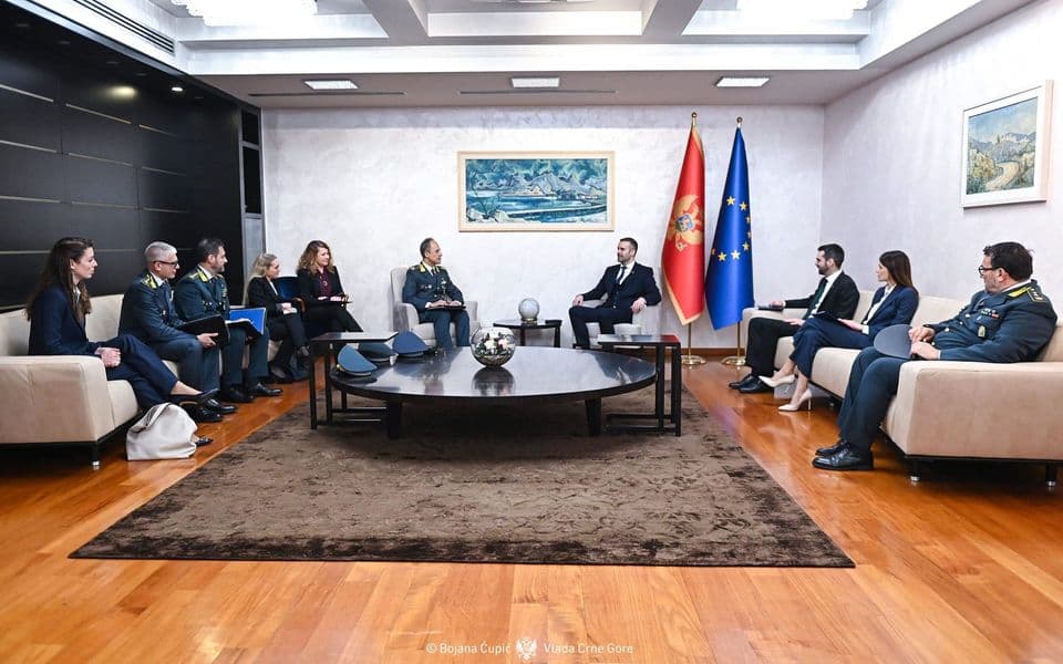 Finansijska policija Crne Gore biće formirana uz podršku Guardia di Finanza