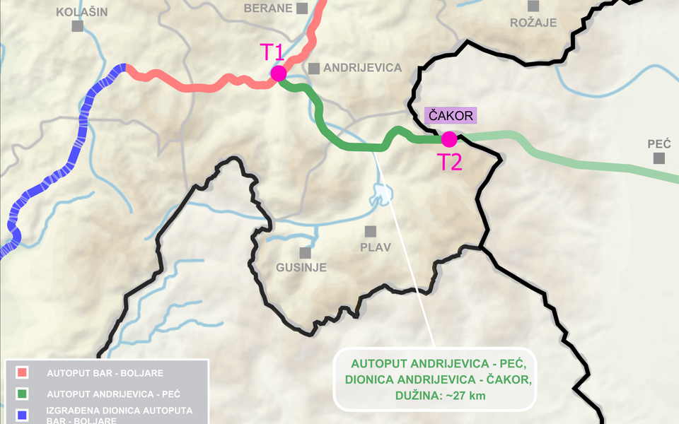 MSP očekuje evropske pare i za dionicu Andrijevica – Čakor