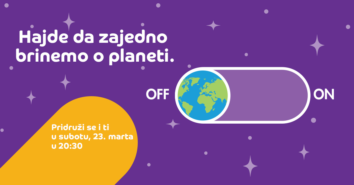 Kompanija One: “Sat za našu planetu” je sat koji podsjeća da se svi drugi sati i izbori broje