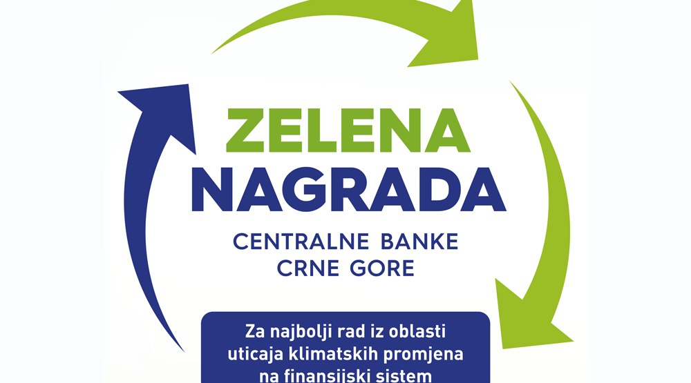 CBCG: Objavljen konkurs za dodjelu “Zelene nagrade CBCG” za 2024. godinu
