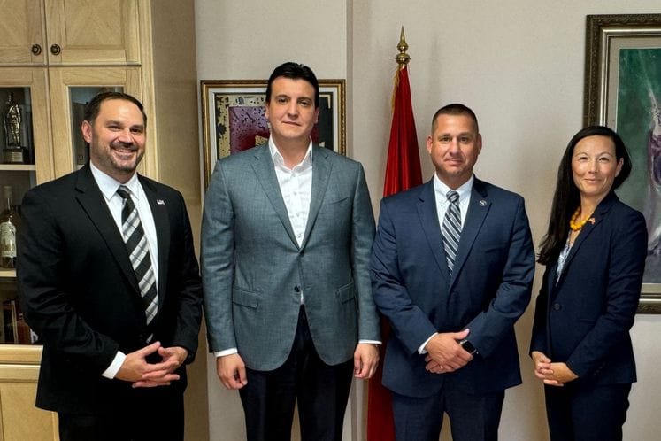Milović sa američkim maršalima: Podrška u formiranju pravosudne policije