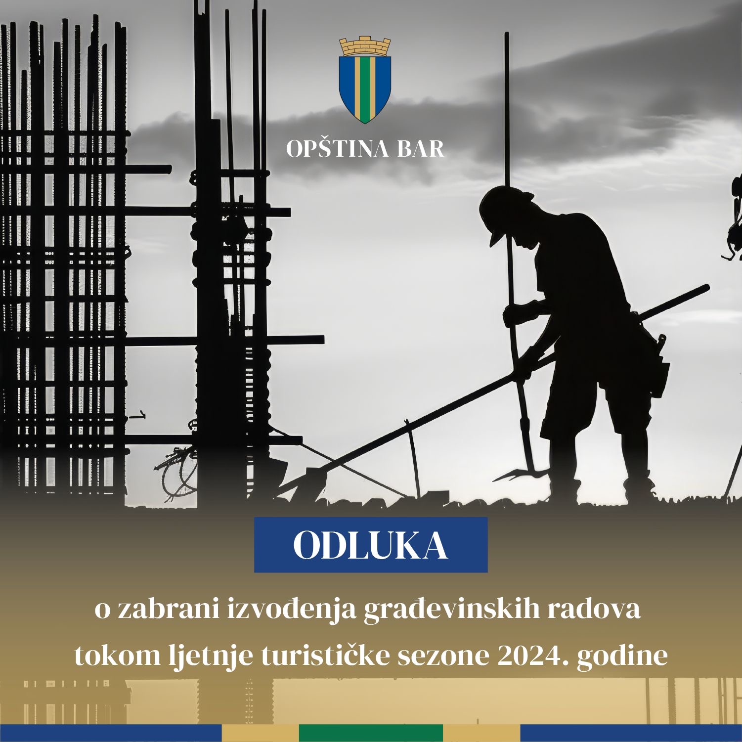 Opština Bar: Građevinski radovi zabranjeni do septembra