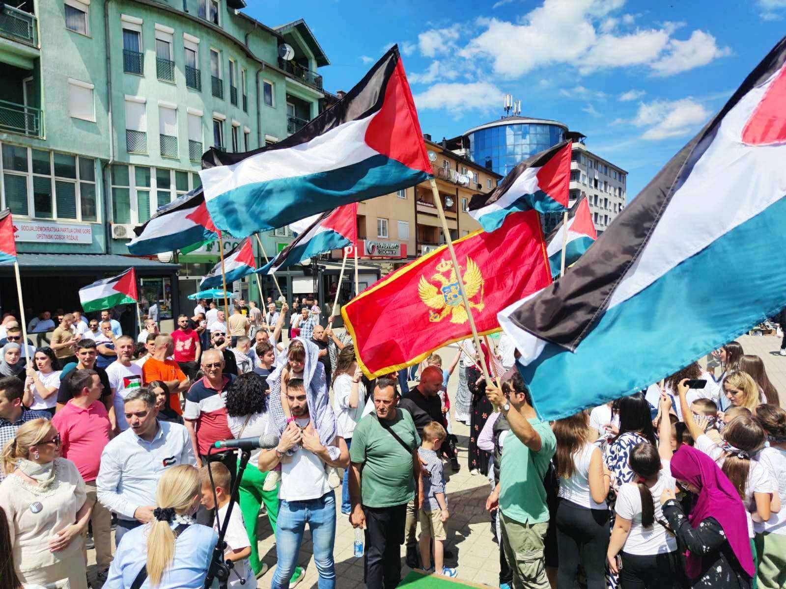 U Rožajama održana manifestacija “Dani Palestine”