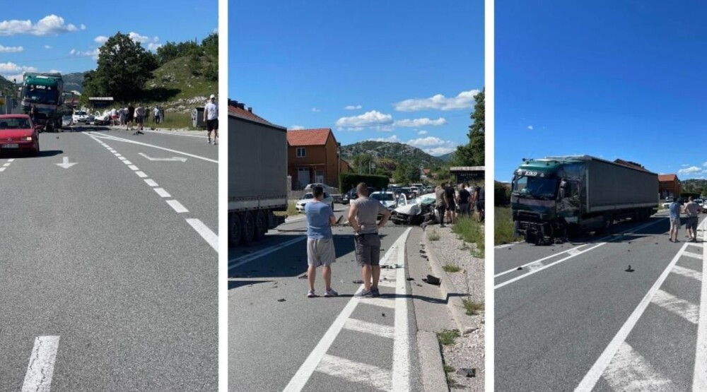 Saobraćajna nezgoda u Očinićima, povrijeđene četiri osobe