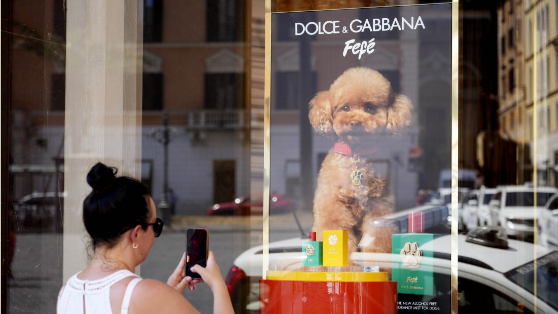 Modna kuća “Dolce & Gabbana” lansirala luksuzni parfem za pse “Fefe”